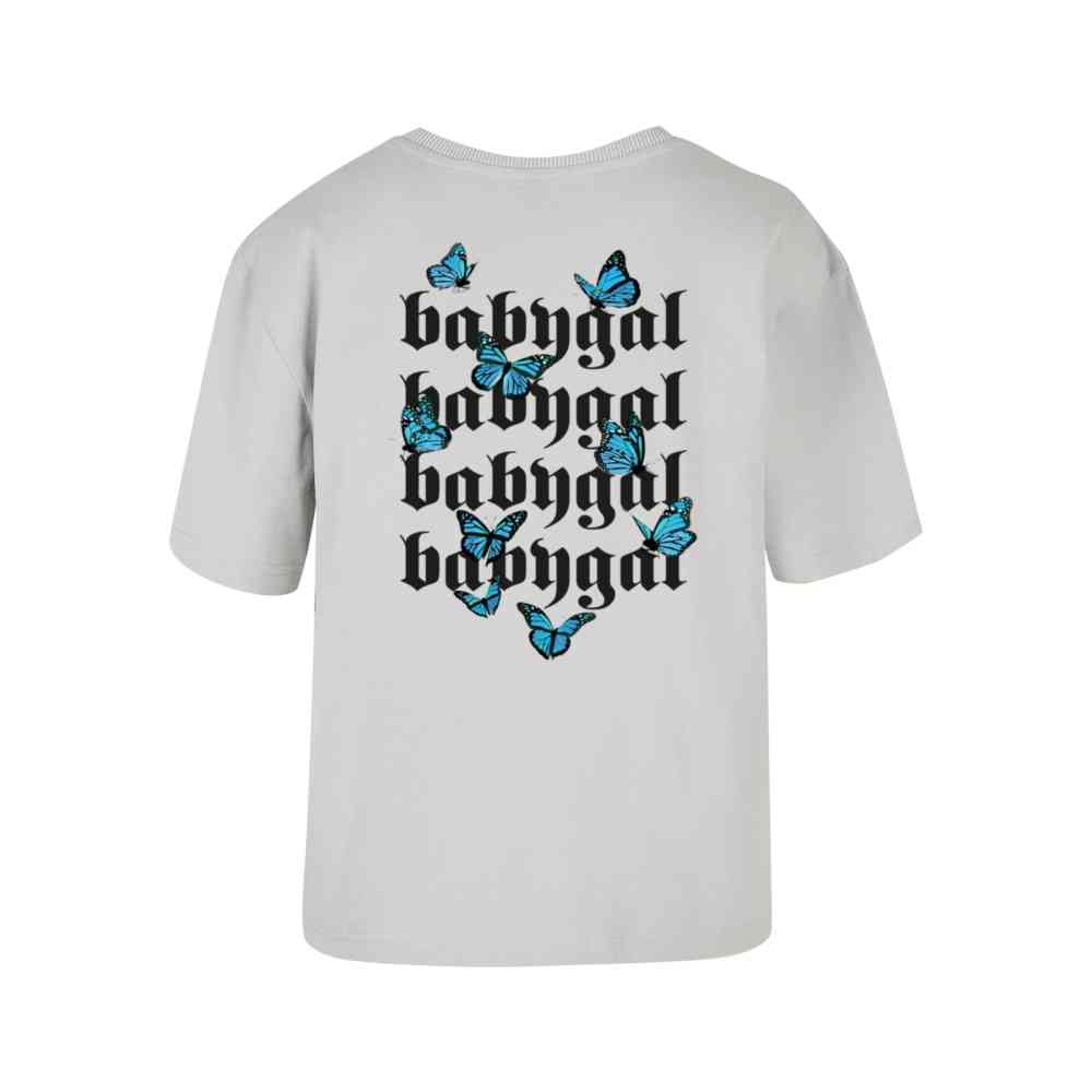 Miss Tee - Babygal Dames Tshirt - Grijs